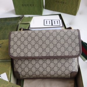 Gucci Messenger Bag - Exakt Replika i Äkta Läder med Premium Kvalitet 1154888224 - side view | Gucci