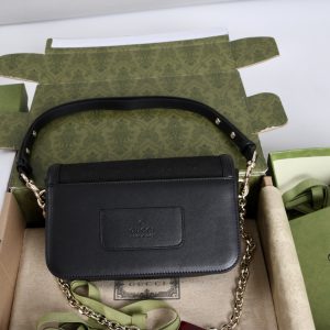 Gucci Go Series Axelremsväska i Spegelkvalitet - Premium Replika med Äkta Läder 1154887325 - side view | Gucci